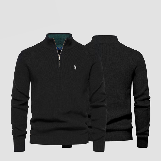 RL Men's Zip Neck Sweater (Clearance)